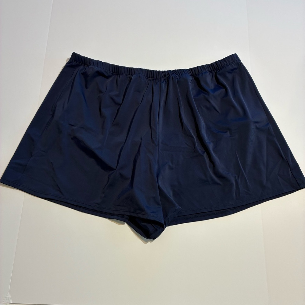 Swimsuits For All Swim 365 Plus Size 24 Women's Navy Blue Swim Shorts